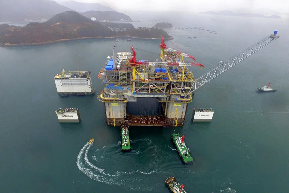 Ready: the Argos FPU at Samsung Heavy Industries in South Korea last week