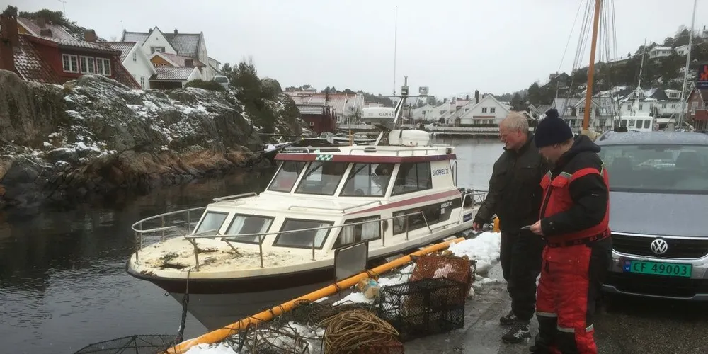 Søgne dykkerklubb er stadig ute og rensker havbunnen for fiskeredskaper. Her fra en dugnad i begynnelsen av mars. Alle foto: Norges Dykkerforbund