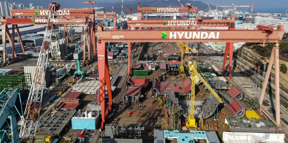 HD Korea Shipbuilding & Marine Engineering Co has won contracts for 148 newbuildings this year worth $16.71bn.