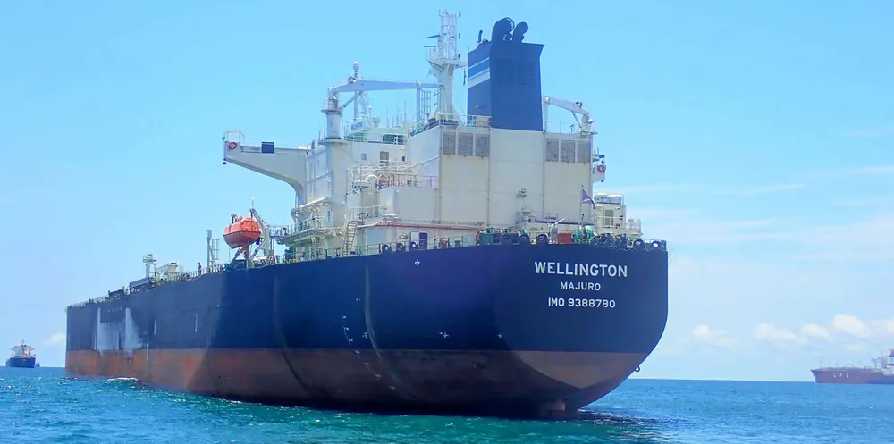 The Khalissa is believed to have come under missile attack, possibly in error, because it used to be owned by a UK company, when it was named Wellington.
