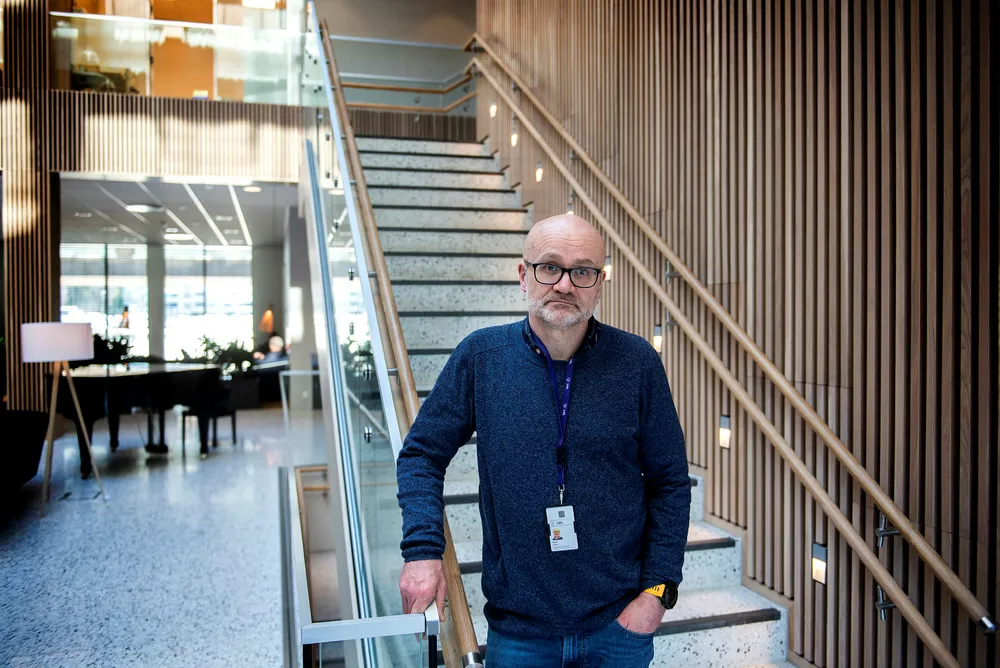 Hovedverneombud Einar Cyvin skriver i en mail til ansatte at Landsforeningen for hjerte- og lungesyke (LHL) er i en krise som er «større enn noen gang». Her er han fotografert på LHL-sykehuset.