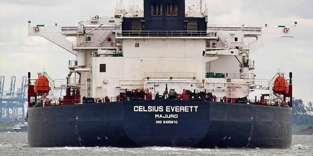 The tanker Celsius Everett was about to ship Iranian fuel before a last-minute cancellation.