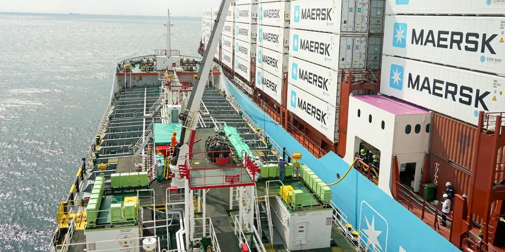 The world's second bunkering of green methanol took place in Singapore on 27 July 2023.