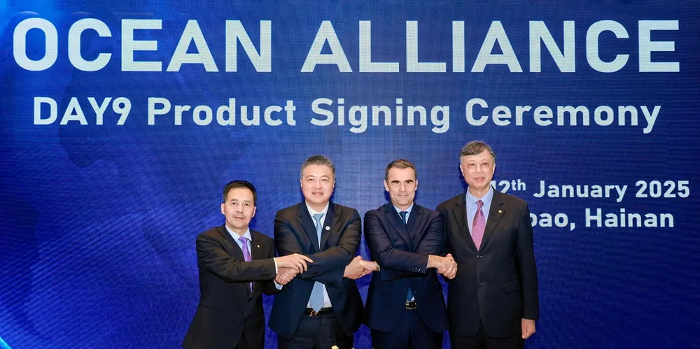 The Ocean Alliance Day 9 product includes new port rotations and new services.