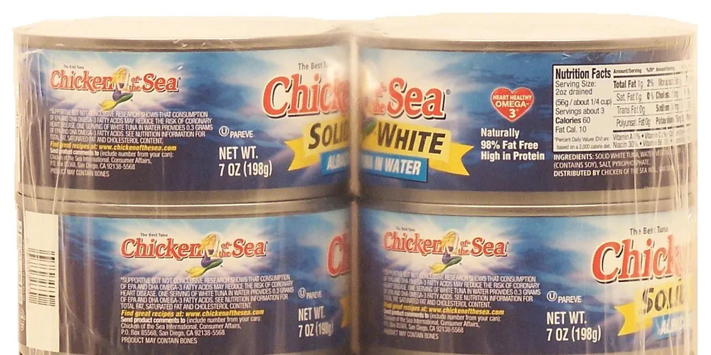 Chicken of the Sea recall due to mislabeling