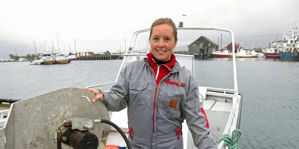 STARTET: Fisker Trude Halvorsen tok initiativ til Forum for kvinnelige yrkesfiskere, og har nå over 100 kvinnelige fiskere i nettverket.Foto: Agnar Berg