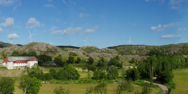 Tyskere sikrer langsiktig finansiering av Bjerkreim Vindpark