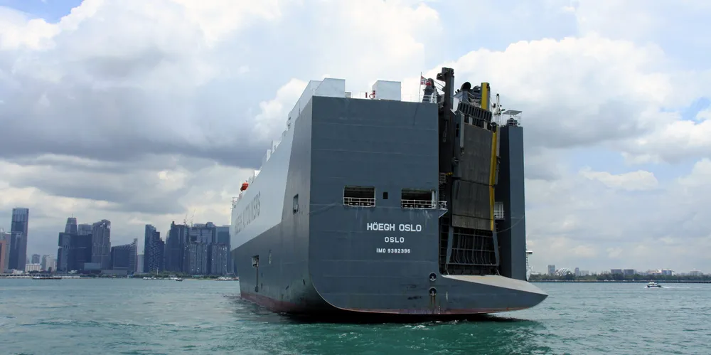 Car carrier period rates have declined dramatically this year.