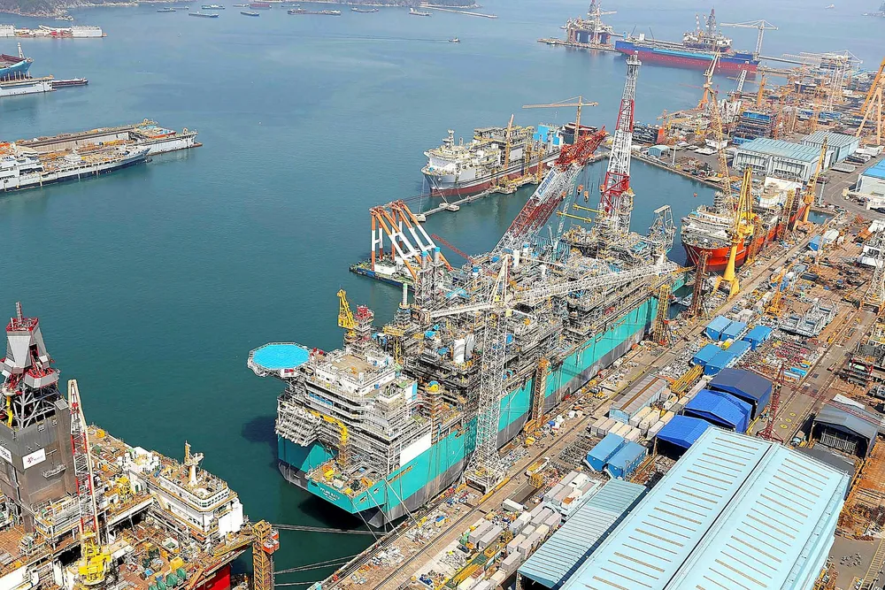 More work in prospect: for yards such as South Korea's Daewoo Shipbuilding & Marine Engineering that earlier built Petronas' first floating LNG facility PFLNG Satu