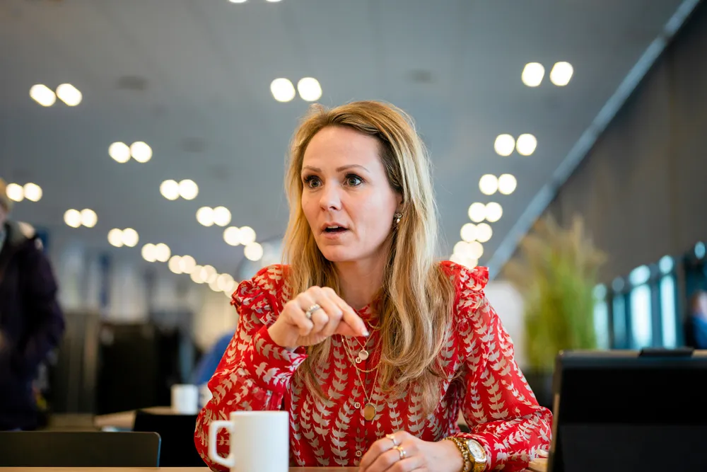 Linda Hofstad Helleland sitter næringskomiteen for opposisjonspartiet Høyre. I partiets alternative budsjett får dagens regjering stryk for både grønt og kyst.