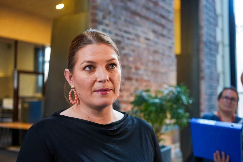 Næringsminister Cecilie Myrseth sier Norge fremdeles forhandler om en tollavtale med USA.
