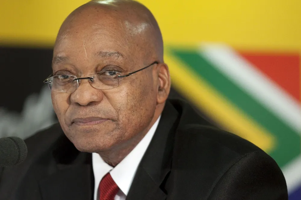 New gas plan: from Jacob Zuma's administration in South Africa