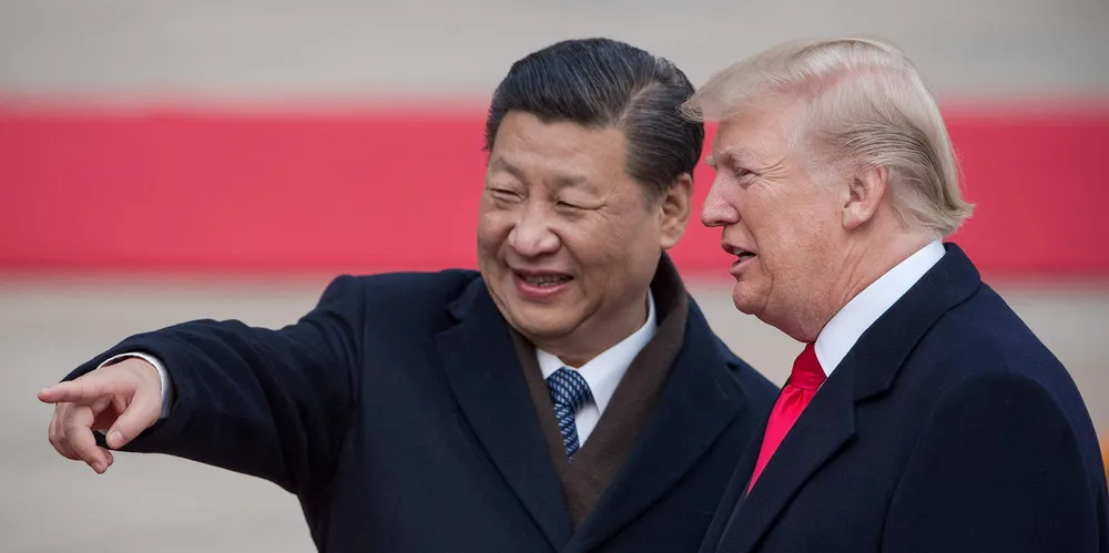 China’s President Xi Jinping and US presidential candidate Donald Trump.