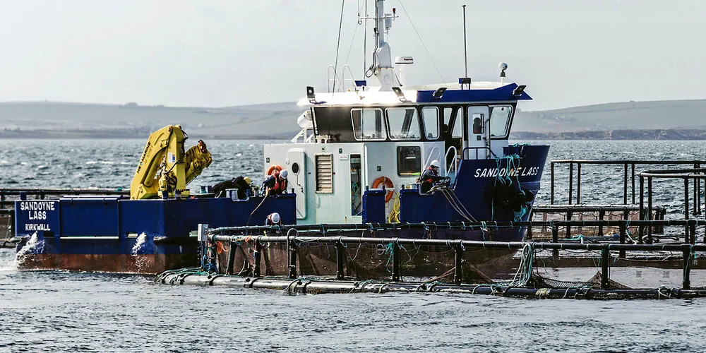Scottish Sea farms wellboat.