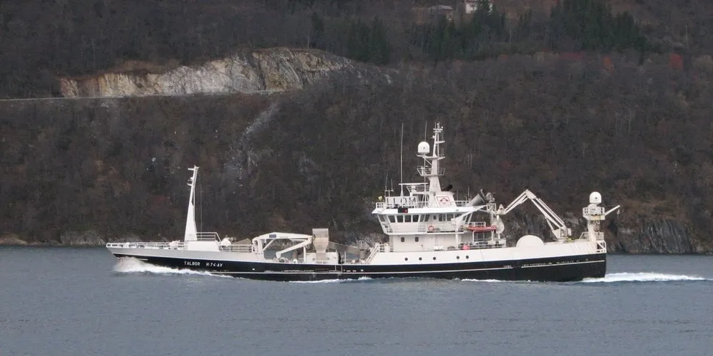 Austevollbåten «Talbor» fikk avvist lodda til konsum i Tromsø etter en hard overfart fra Island. Arkivfoto: Jon Eirik Olsen