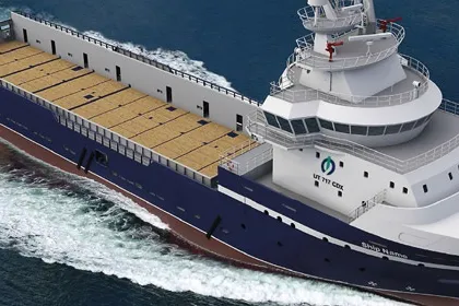 Delays: delivery of all but one of four newbuild service vessels, PSV Island Defender, to be pushed back