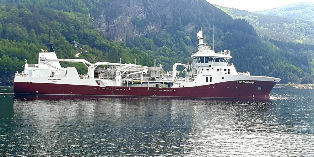 Havyard Leirvik overleverte ny brønnbåt til Frøy denne uken.
