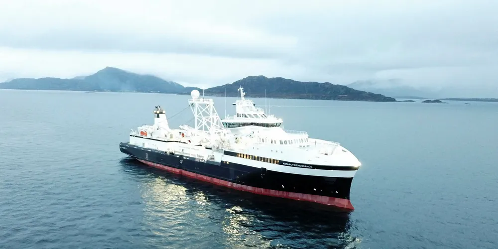 KRILL: Krillfangst-fartøyet «Antarctic Endurance».