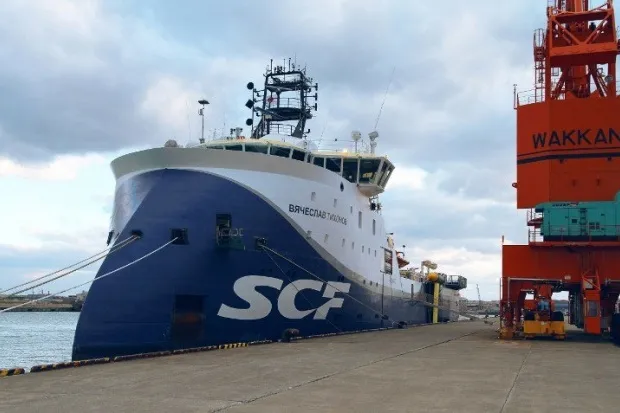Primed for shoot: seismic vessel Vyacheslav Tikhonov