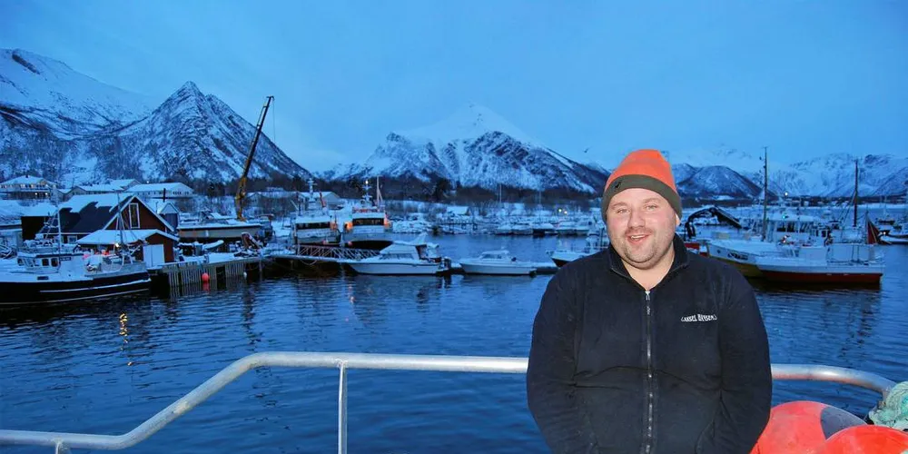 SATSER: Lars-Gøran Ulriksen er en av mange sjarkfiskere som har satset i fiskerihavna på Reipå de siste årene. – Det er en stor stå på-vilje både blant de mange erfarne og nyetablerte fiskerne her, og det gir grunn til optimisme, sier Ulriksen.Foto: Kenneth Didriksen