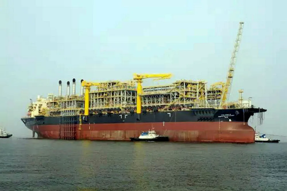 Cidade de Campos dos Goytacazes FPSO. Received December 2016. Photo: COSCO