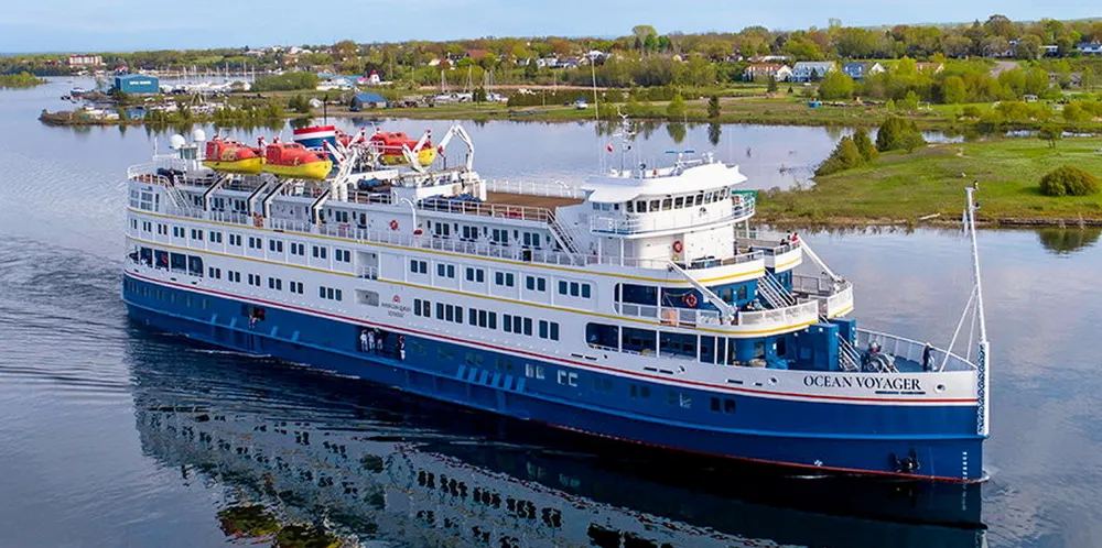 American Queen Voyages’ 2001-built Ocean Voyager is one of six cruise ships to be sold as part of the company’s liquidation process.