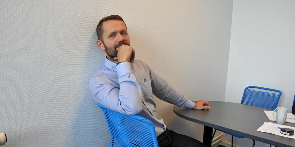 Administrerende direktør Tom Eirik Aasjord i Nova Sea.