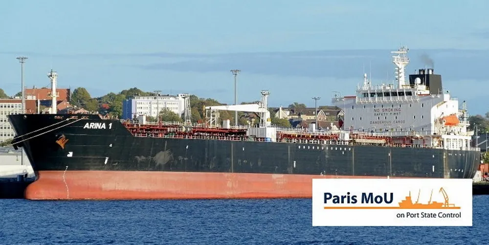 The 46,200-dwt Arina 1 (built 2003) showed up where it was not supposed to, with some involuntary passengers on board.