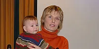 Lille Anker med på mammas oppdrettseventyr