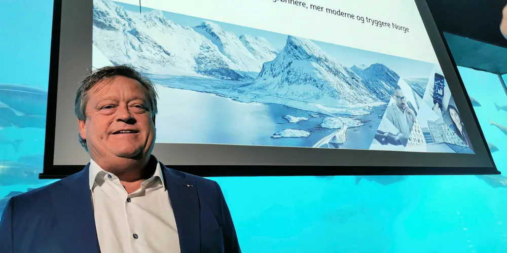 Harald T. Nesvik, fiskeri- og sjømatminister.