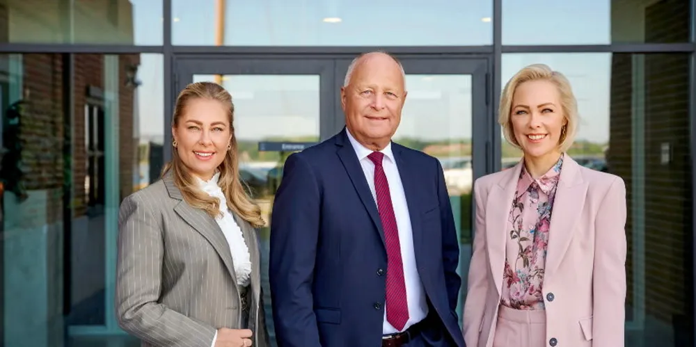 (From left) United Shipping & Trading Company owners Mia Ostergaard Rechnitzer, Torben Ostergaard-Nielsen and Nina Ostergaard Borris.