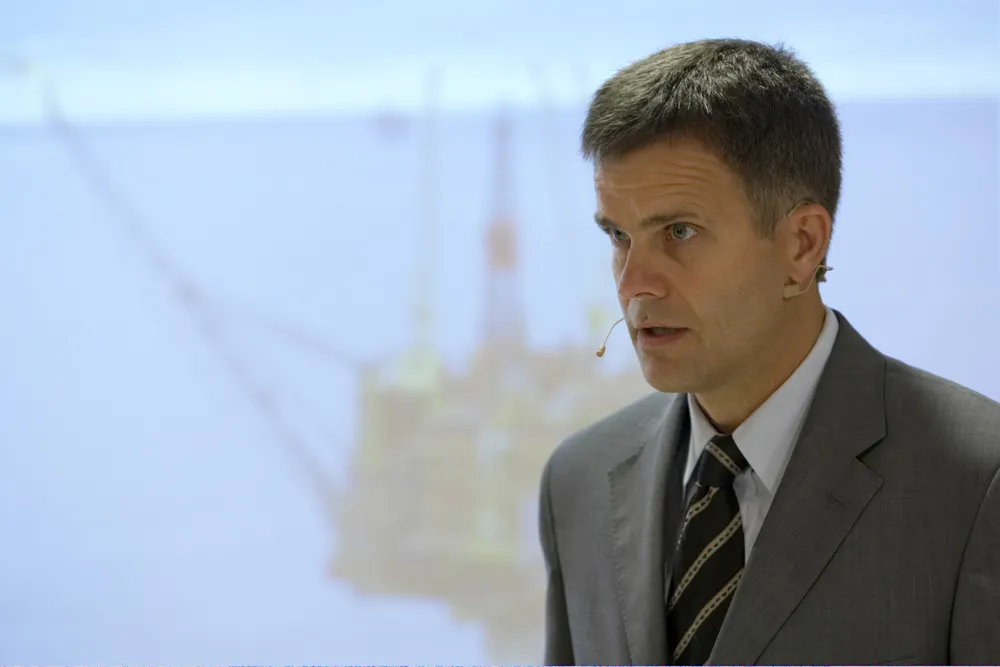 Laying out the plans: StatoilHydro boss Helge Lund