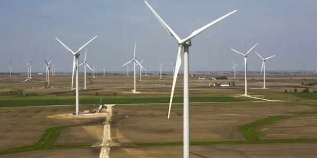Fowler Ridge Wind Farm in Indiana