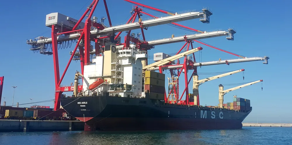 The MSC Adele arrived off Alang on Tuesday.