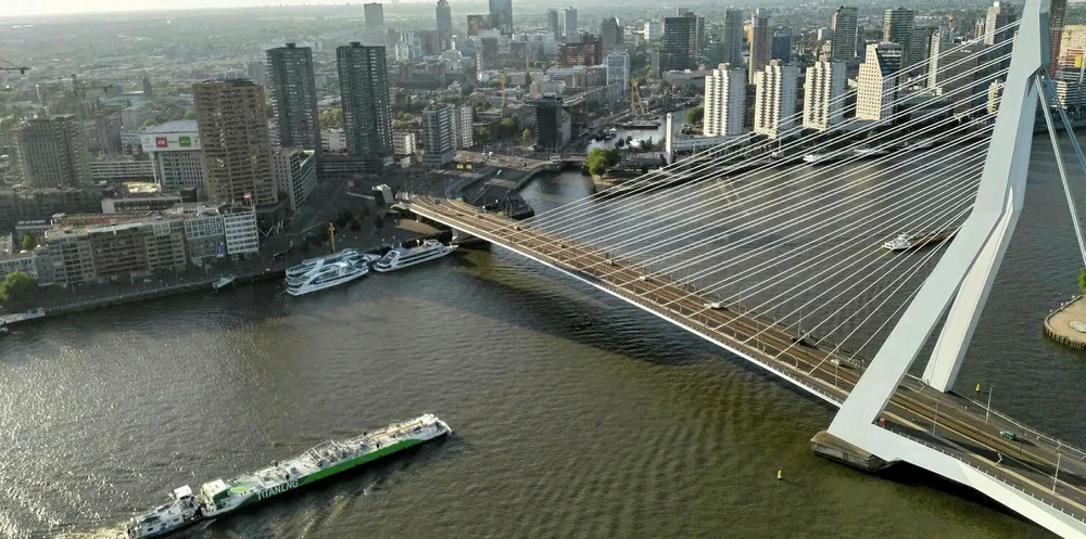Rotterdam is one of the major world ports where activity is picking up again.