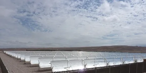 The Abengoa-built solar-thermal plant in Chile