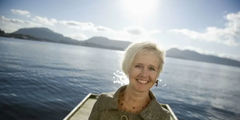 Marit Solberg er sjef for den norske oppdrettsvirksomheten i Marine Harvest. Hun er én av flere som kjøper aksjer i eget selskap. (Foto: Helge Skodvin)