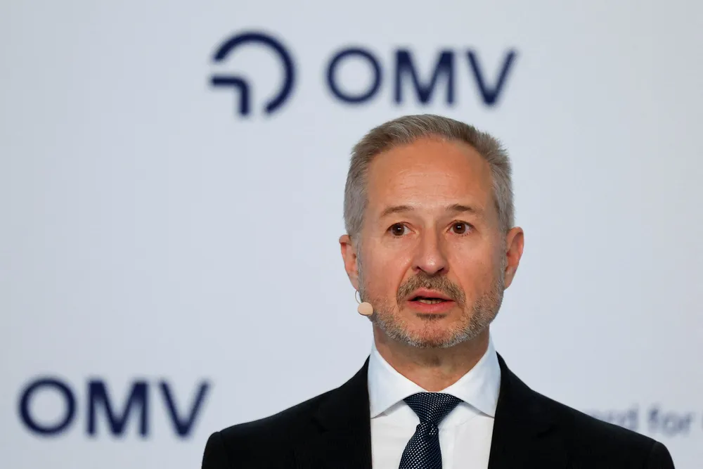 OMV chief executive Alfred Stern