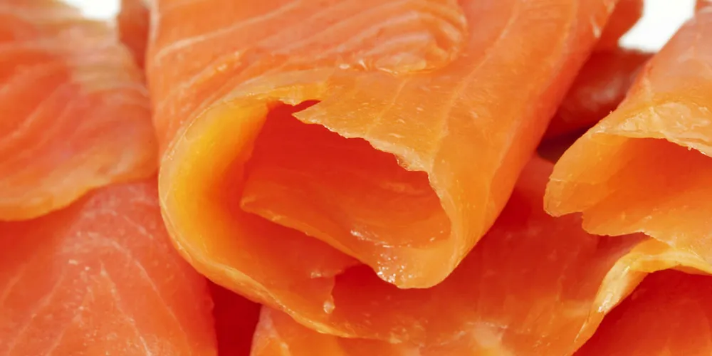 Cold smoked salmon.
