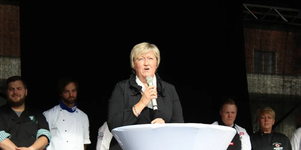 Norwegian Fisheries Minister Elisabeth Aspaker