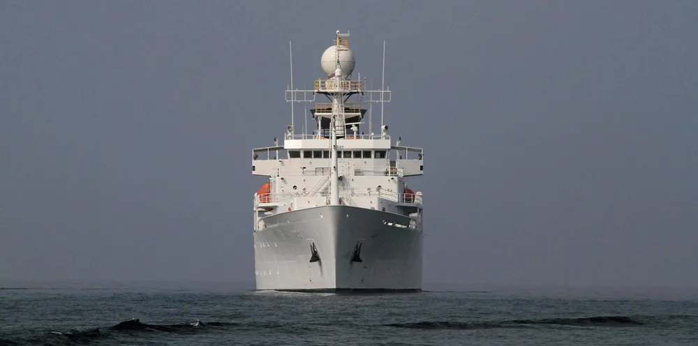 The 4,201-gt USNS Henson (built 1995) is a survey ship owned by the US Military Sealift Command. It is operated by civilian mariners.