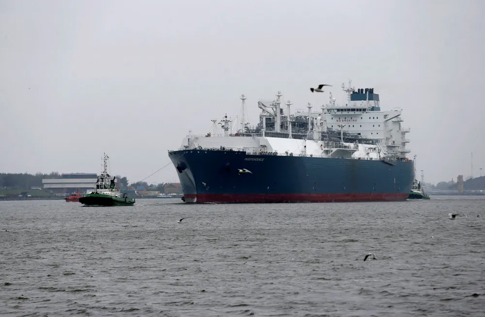 Turning up the volumes: 11.4 million tonnes of LNG were imported to the UK and Europe in November.