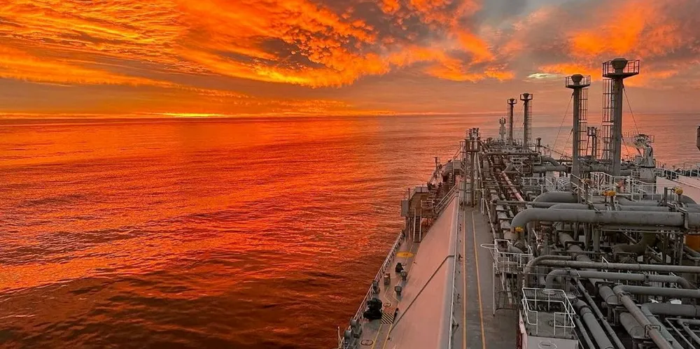 One of the winning shots in GasLog’s Social Media Photo Competition — as seen from the LNG carrier GasLog Singapore.