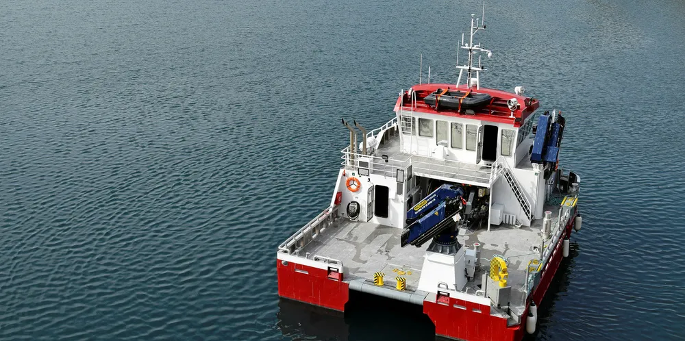 Nordlaks sin servicebåt «SB Star» ble levert fra Grovfjord Mek. juli 2019