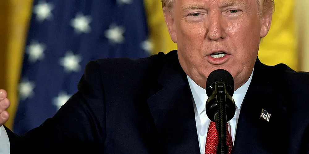 US President Donald Trump is looking increase tariffs on imports from China.