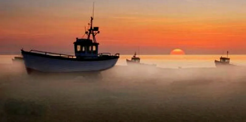 Fishing boats.
