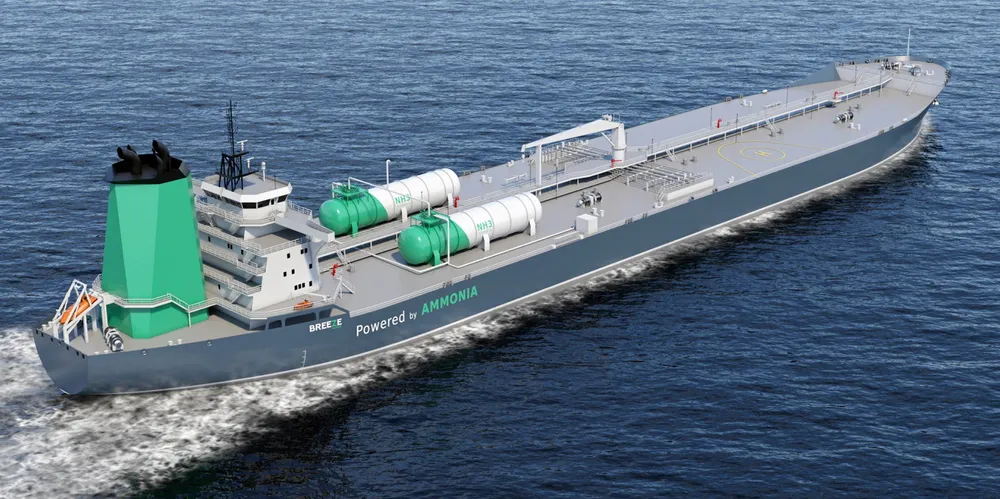 Faerder Tankers is developing a fleet of ammonia-powered tankers and car carriers.