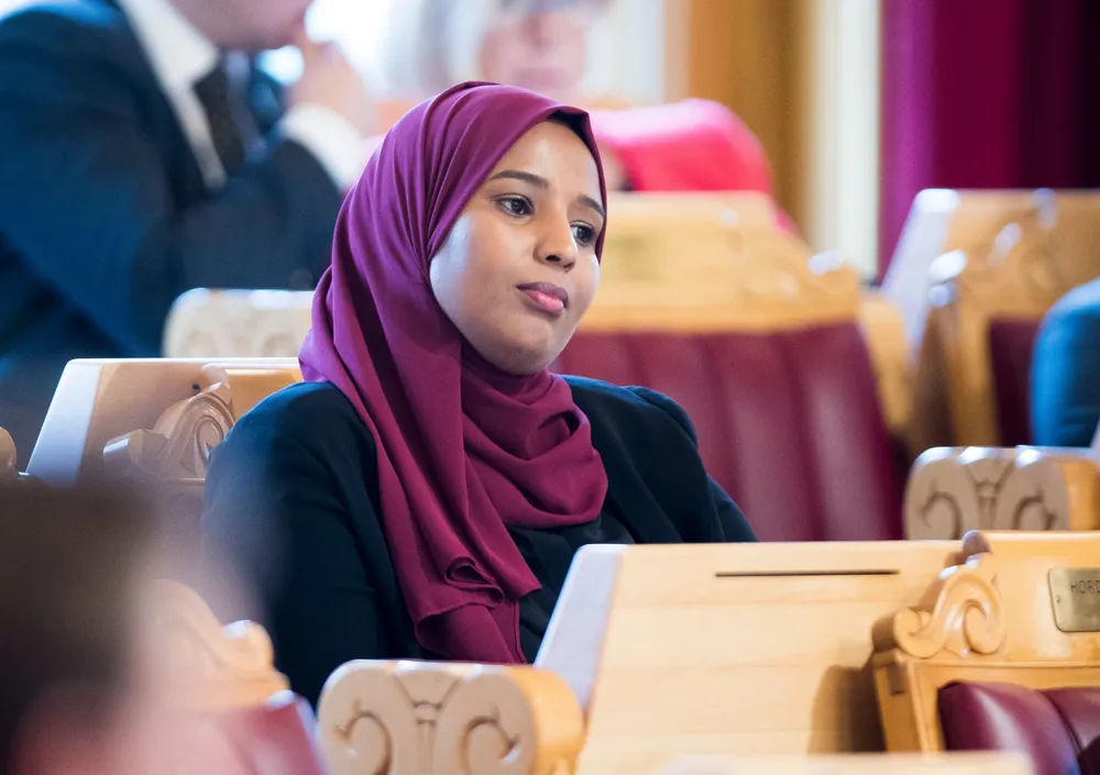 Marian Hussein er stortingsrepresentant for SV og var svært aktiv i valgkampen til støtte for Palestina.