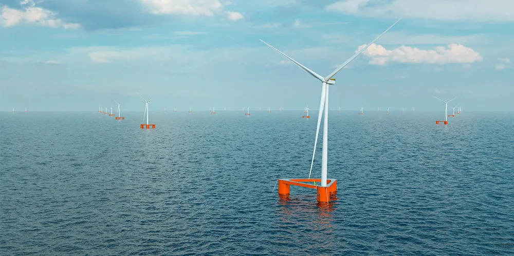 . Equinor Firefly floating wind.