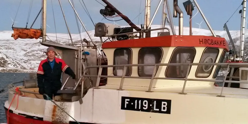 Kjøllefjord-fisker Gudmund Vevang håper nå at han og politiet er kommet til enighet om hva slags lovbrudd som egentlig ble begått 13. april i fjor. Foto: Privat